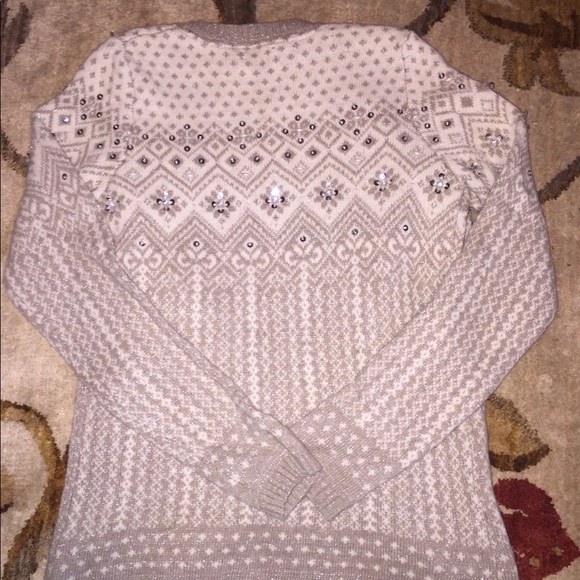 Sequin and Gem Embellished Cardigan - Picture 4 of 4